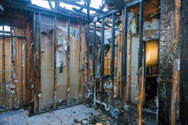 Professional Fire Damage Removal technician working in Middletown, PA